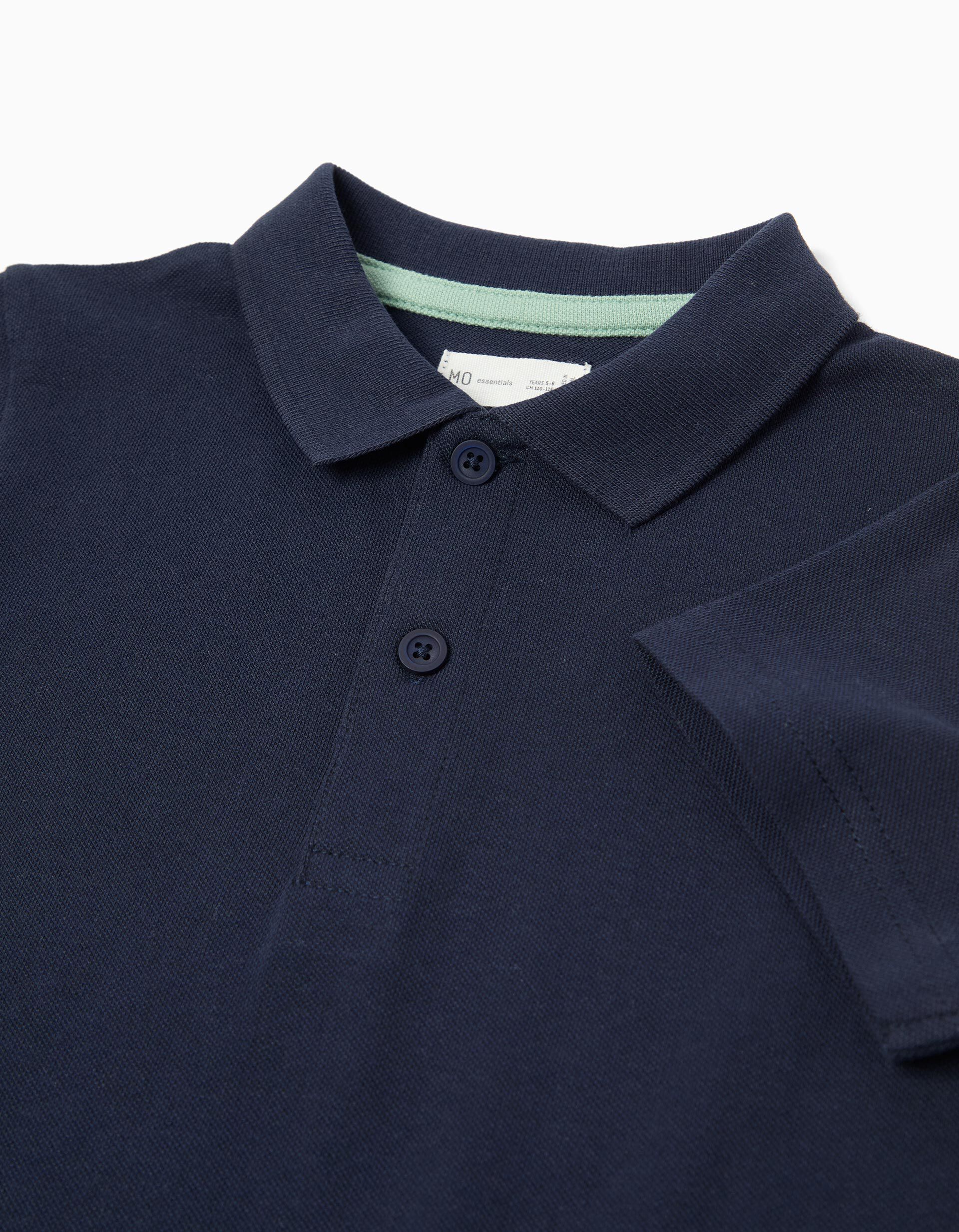 Comprar Online Polo Piquet, Menino, Azul Escuro