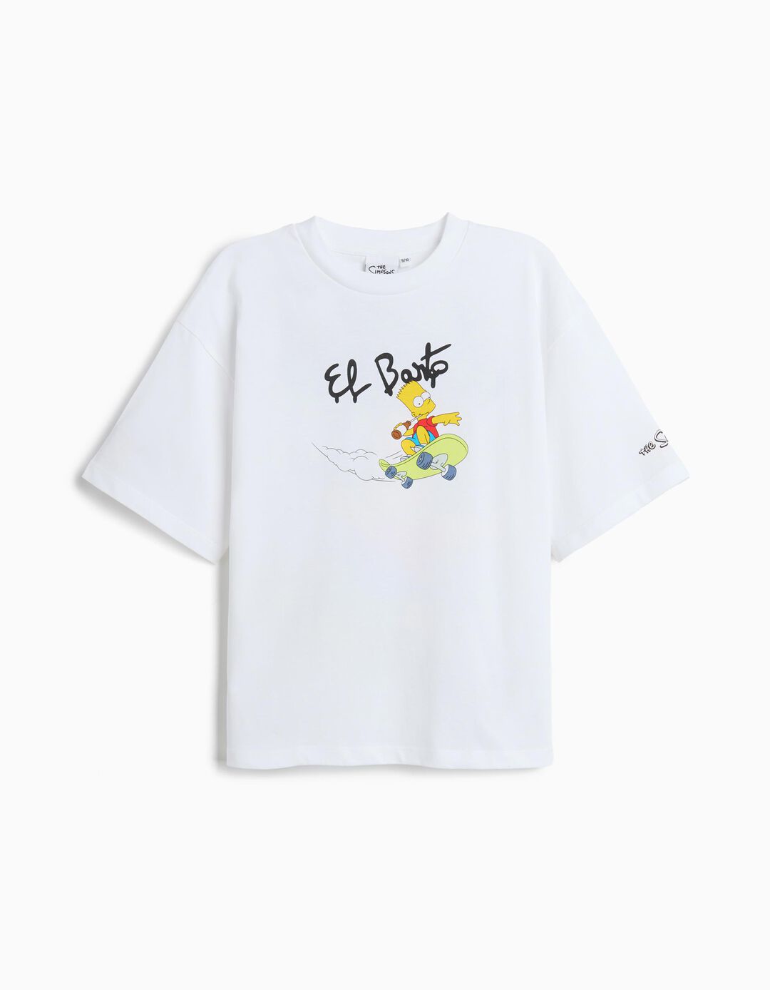 T-shirt 'Bart' Simpsons, Menino, Branco