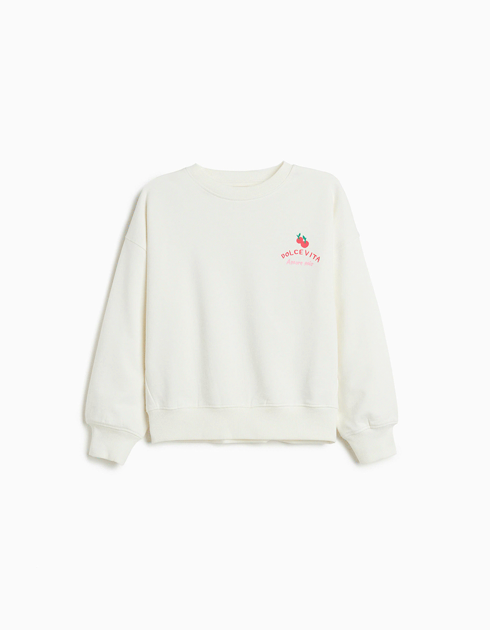 Comprar Online Sweatshirt de Felpa, Menina, Branco