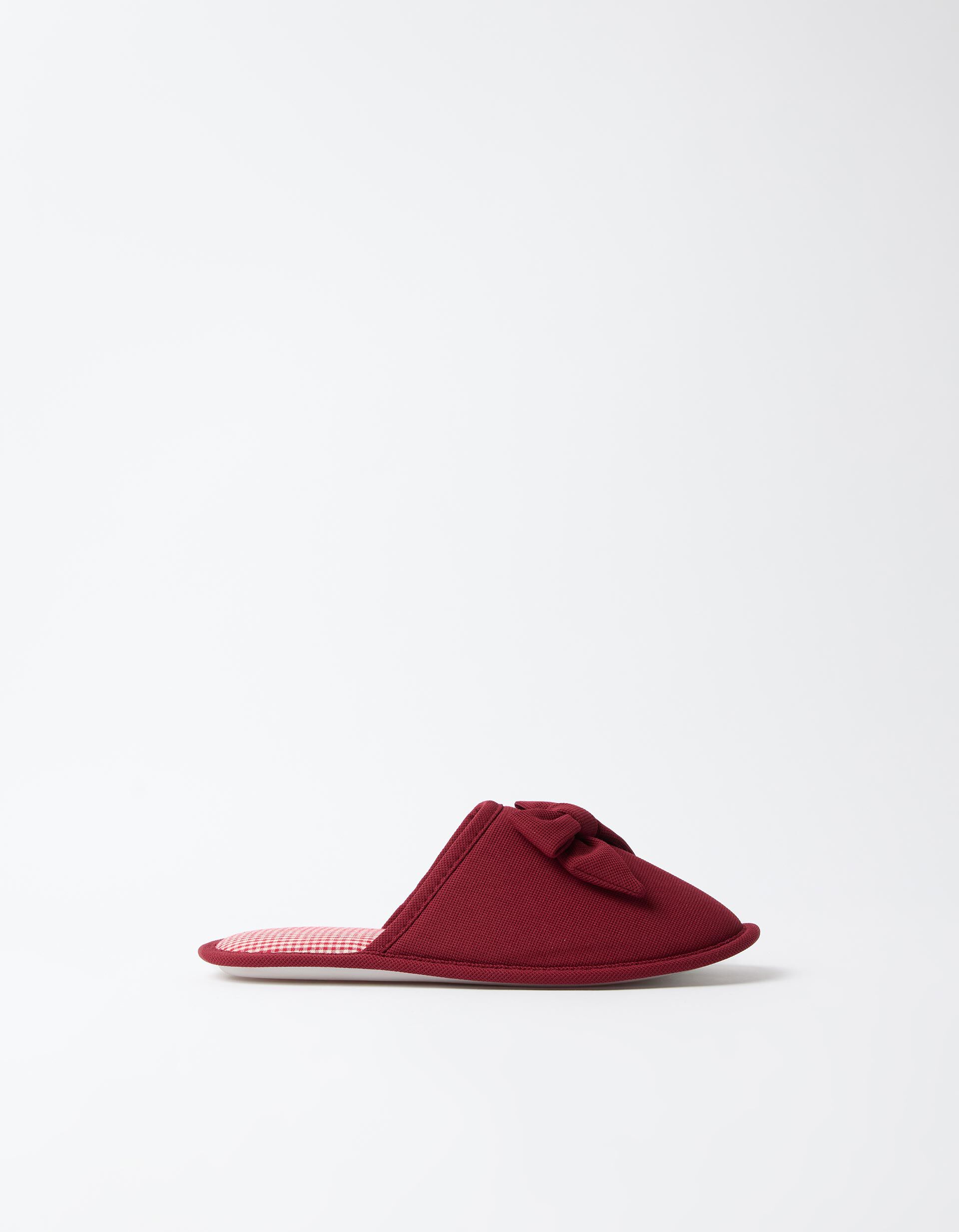 Comprar Online Chinelos De Quarto Vichy, Mulher, Vermelho