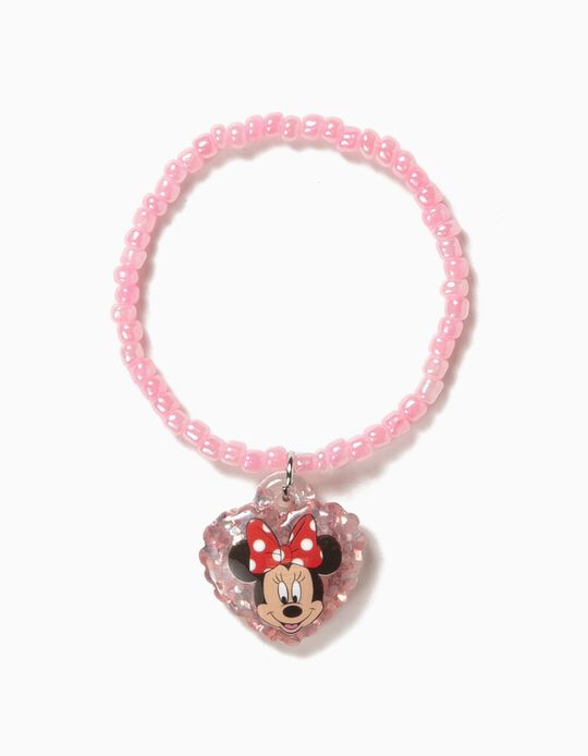 Pulseira de Missangas para Menina 'Minnie', Rosa