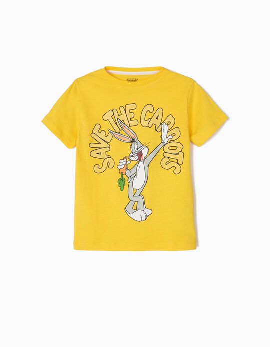 T-shirt para Menino 'Bugs Bunny', Amarelo