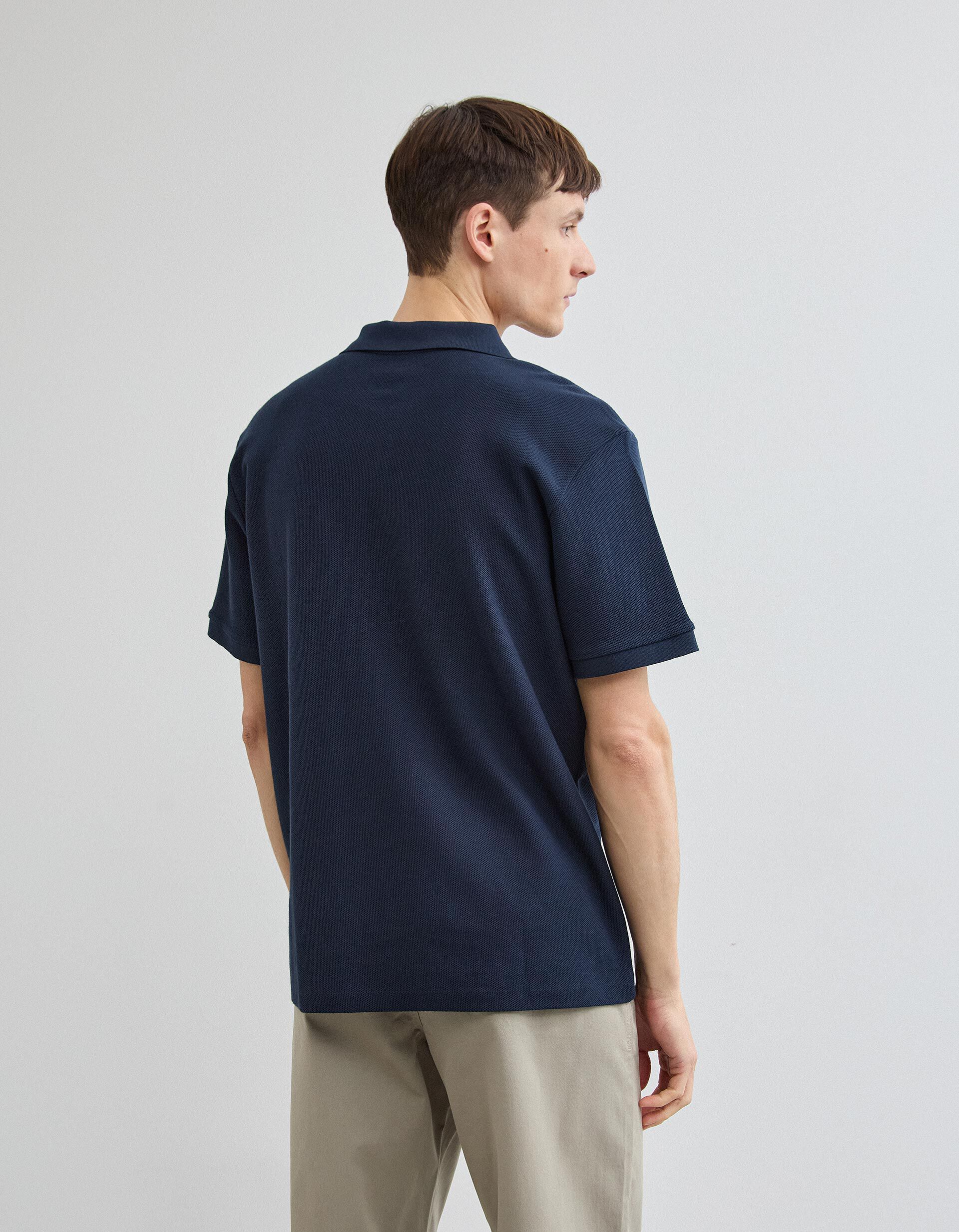 Comprar Online Polo com Fecho, Homem, Azul Escuro
