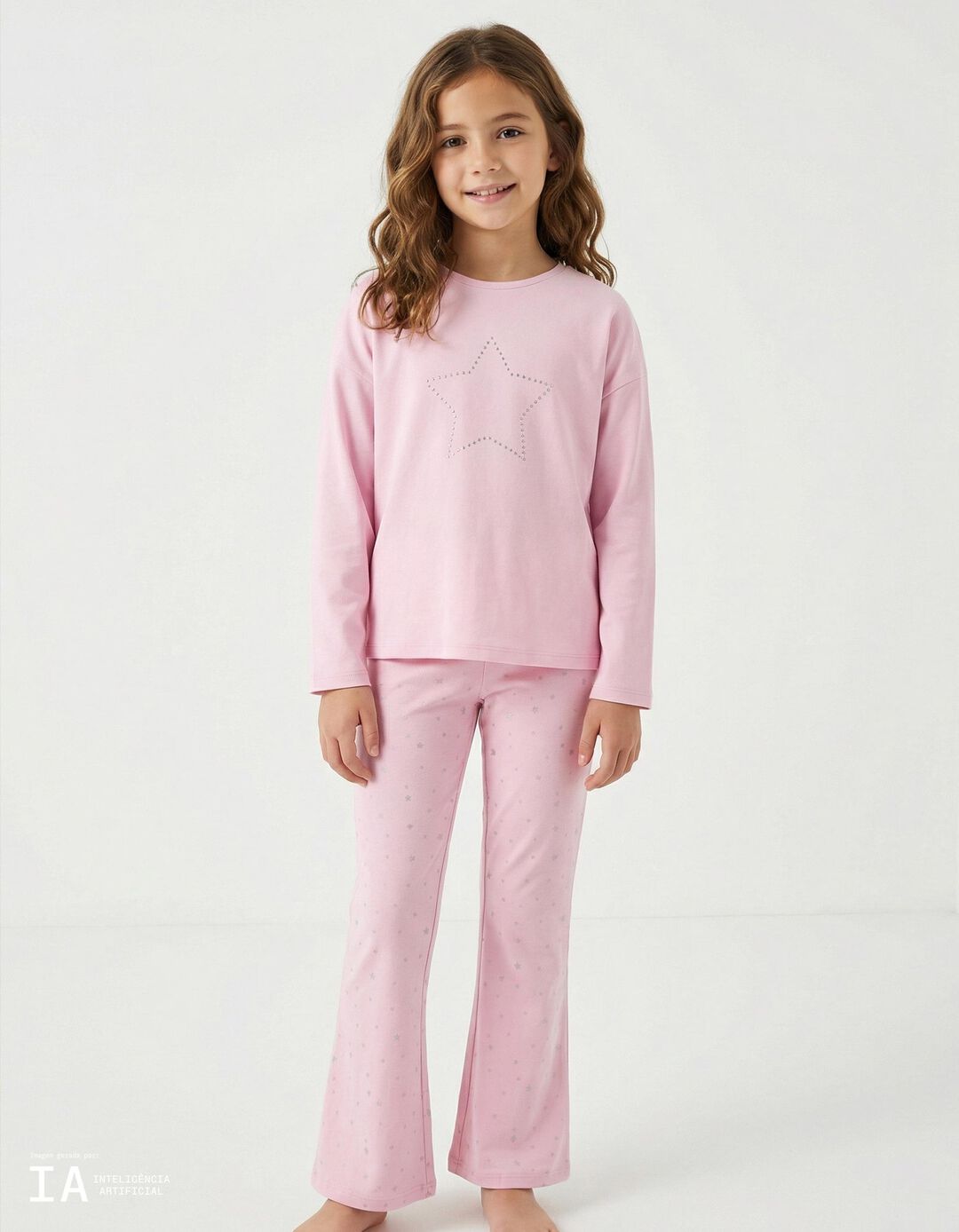 Pijama, Menina, Roxo Claro