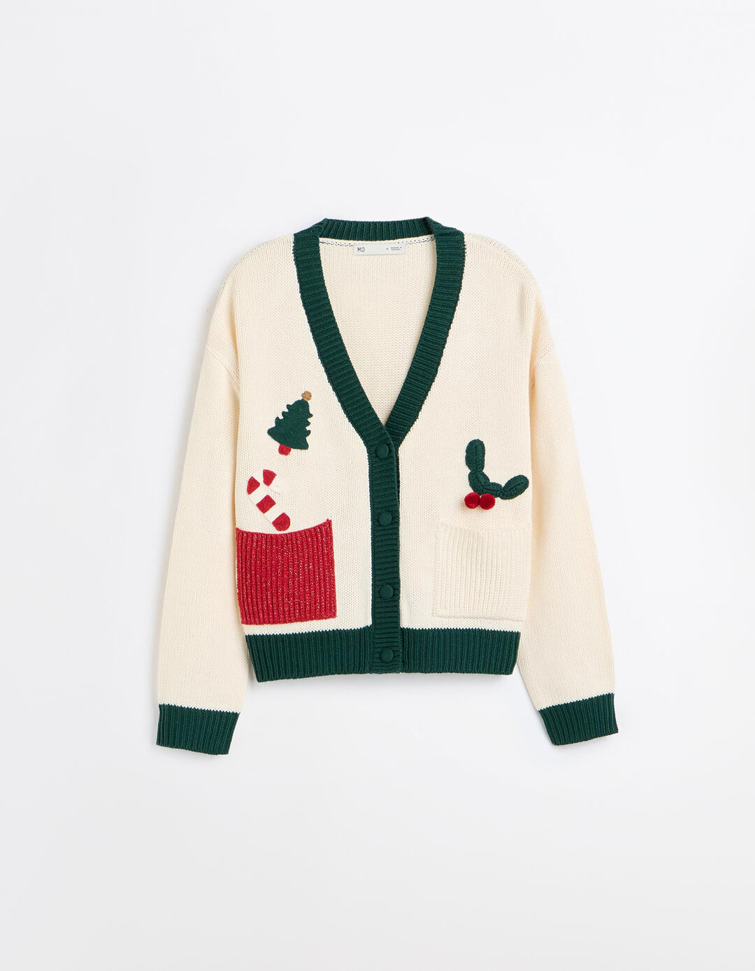 Casaco De Malha De Natal, Mulher, Cru