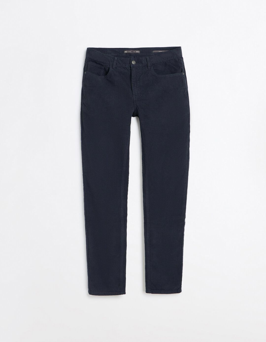 Cal&ccedil;as De Bombazina Slim-Fit, Homem, Azul Escuro