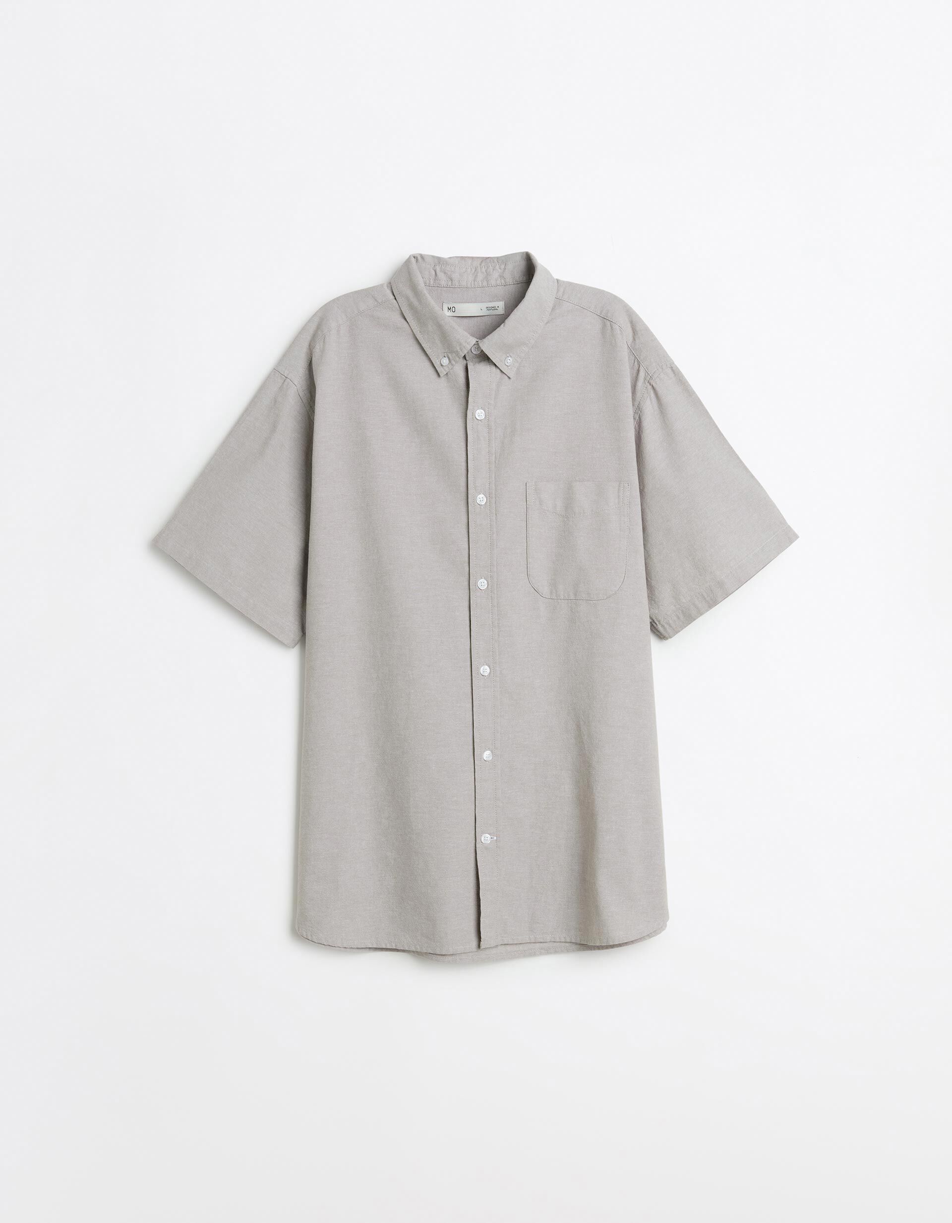 Comprar Online Camisa Manga Curta, Homem, Bege