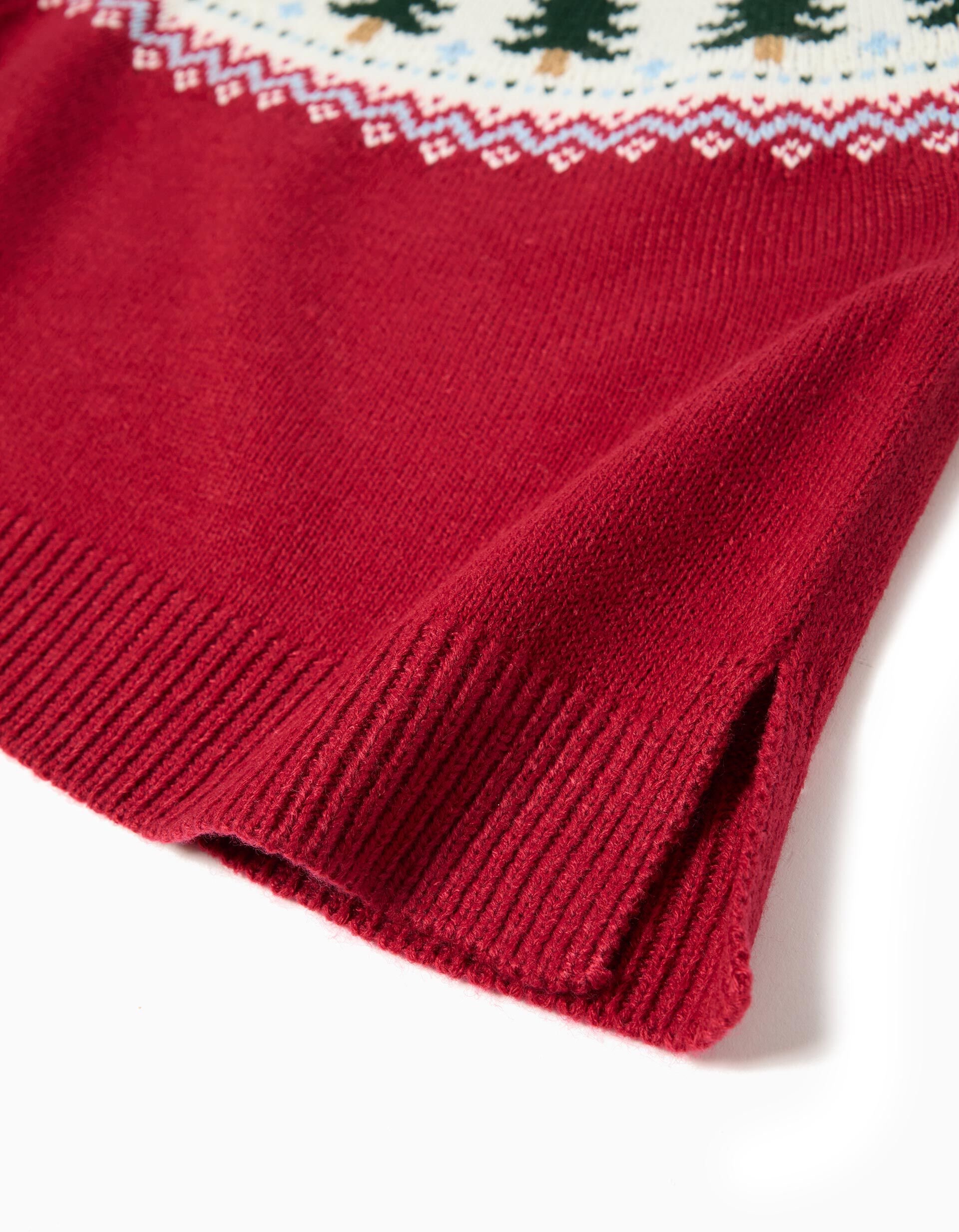 Comprar Online Camisola Malha Natal, Menina, Vermelho