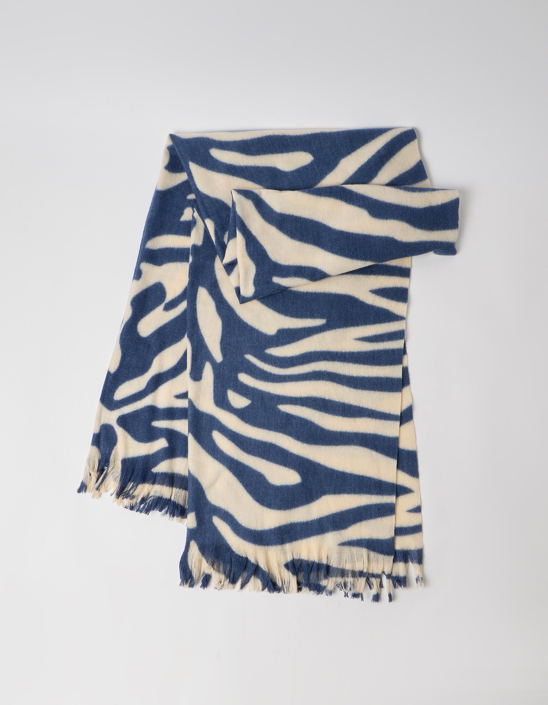 Comprar Online Len&ccedil;o Animal Print, Mulher, Azul