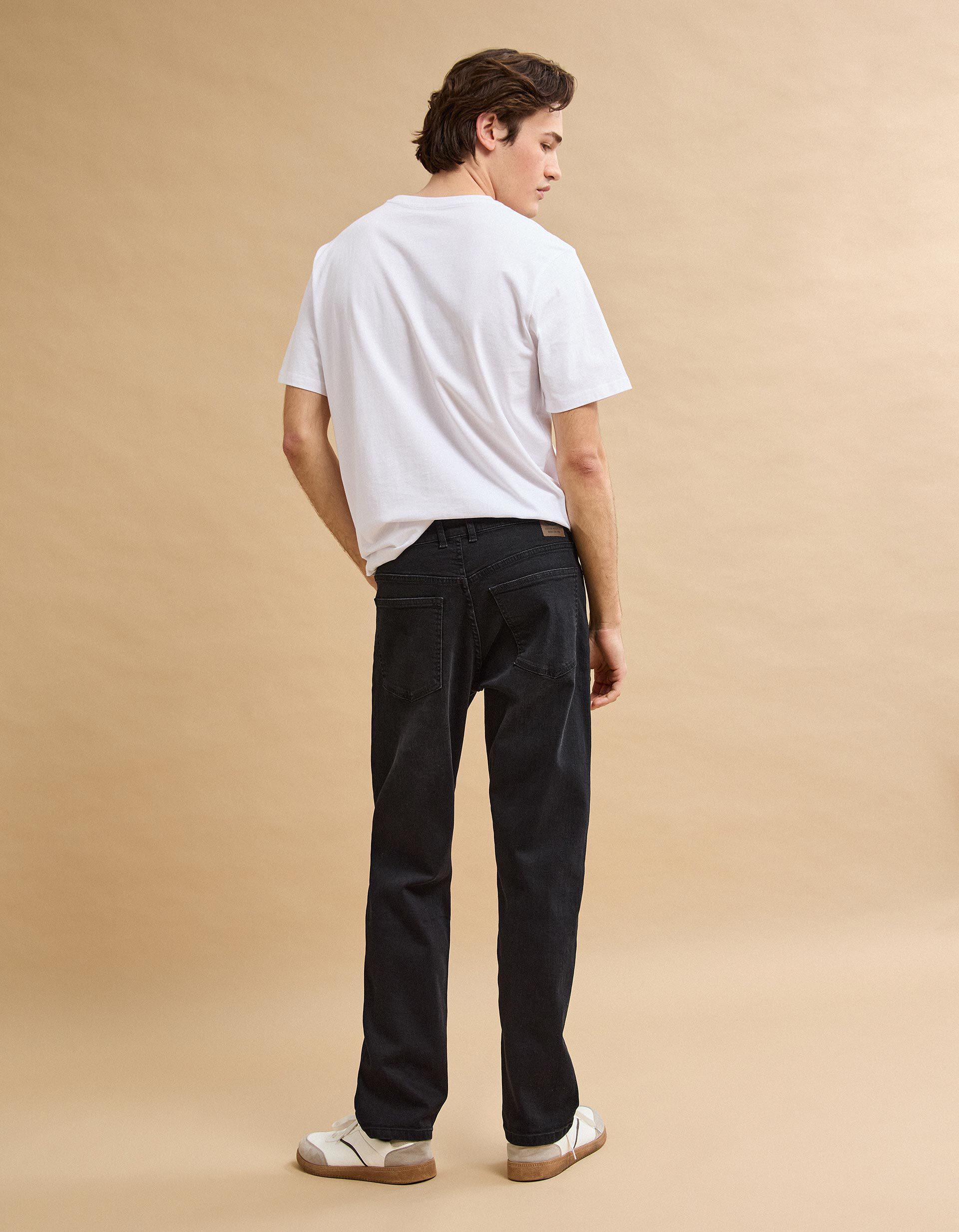 Comprar Online Cal&ccedil;as 'Tapered Fit', Homem, Preto