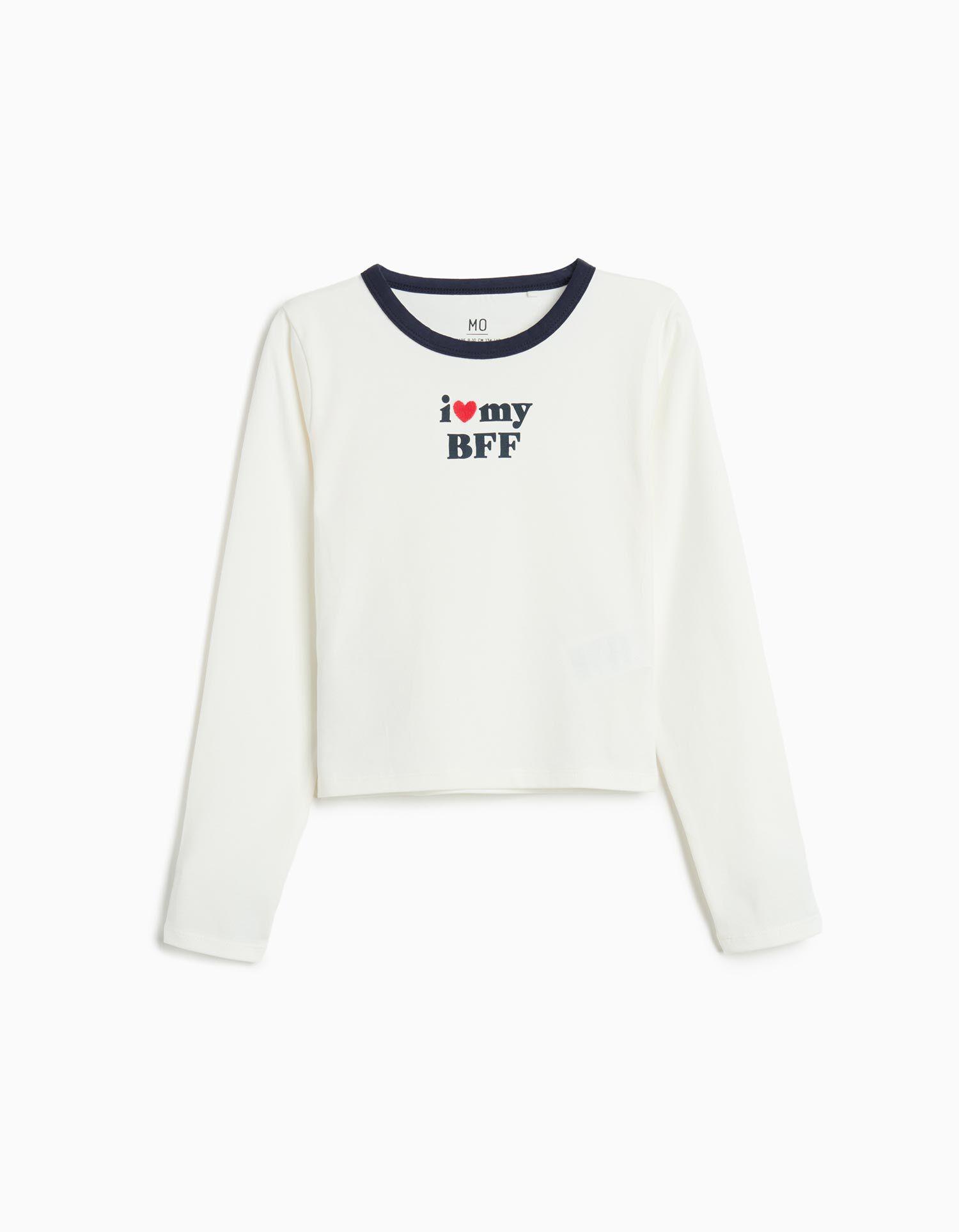 Comprar Online T-shirt de Manga Comprida, Menina, Branco