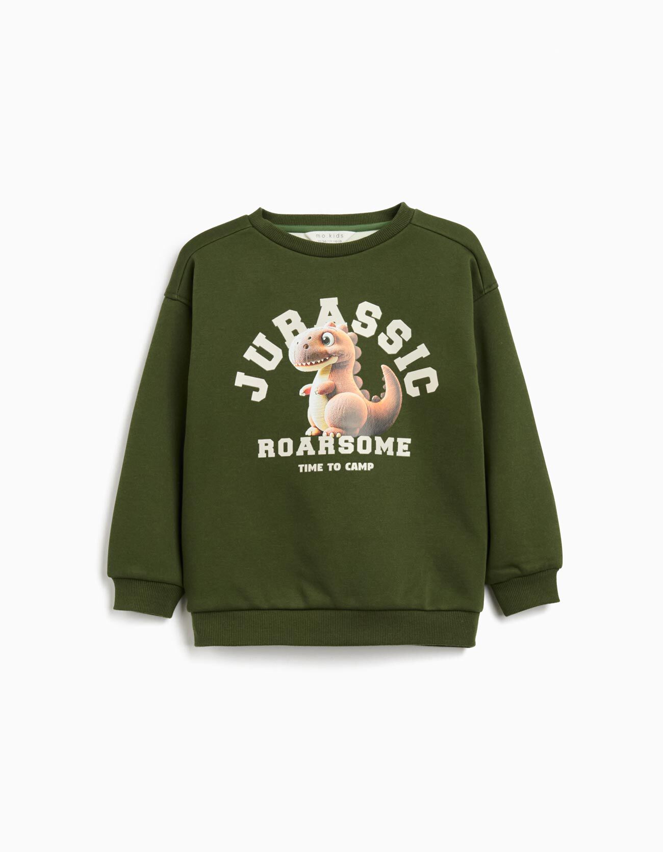 Sweatshirt de Felpa, Menino, Verde Escuro