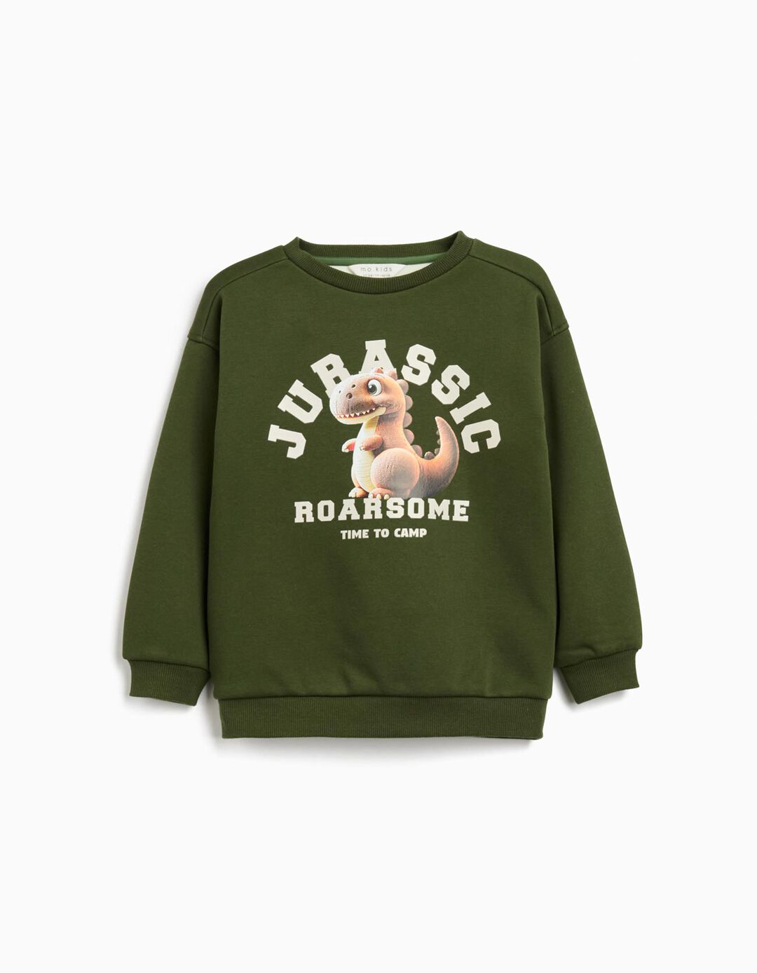 Sweatshirt de Felpa, Menino, Verde Escuro