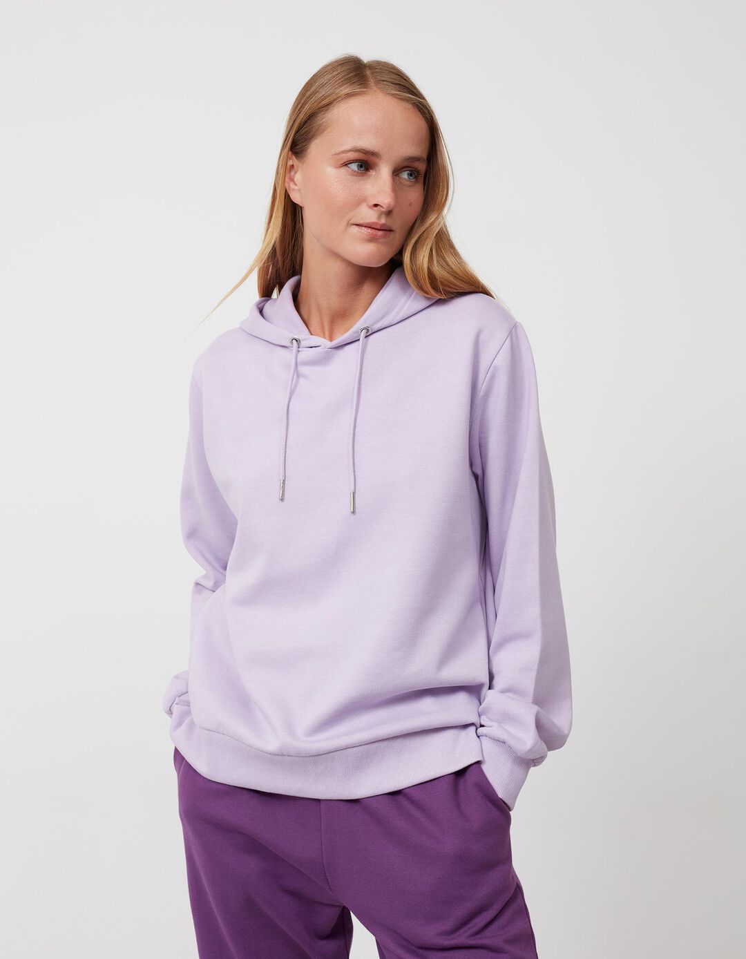 Hooded Sweatshirt, Women, Lilac