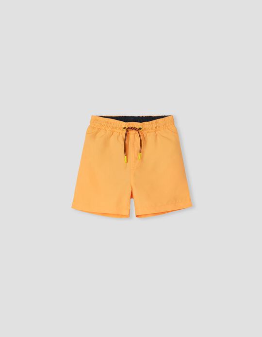 Swim Shorts, Boys, Orange