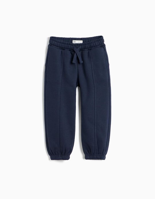 Comprar Online Cal&ccedil;as De Felpa, Menino, Azul Escuro