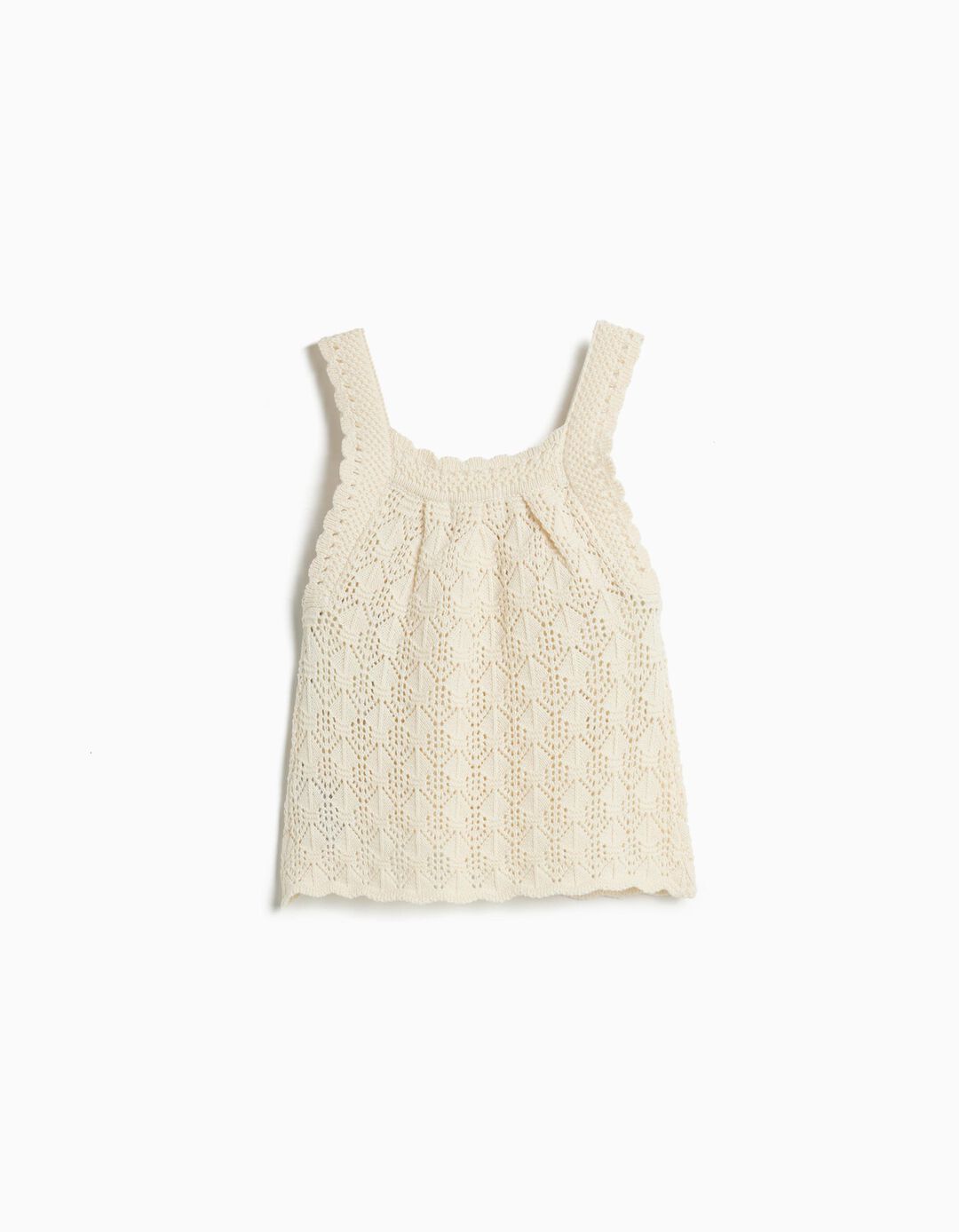 Top Crochet, Menina, Cru