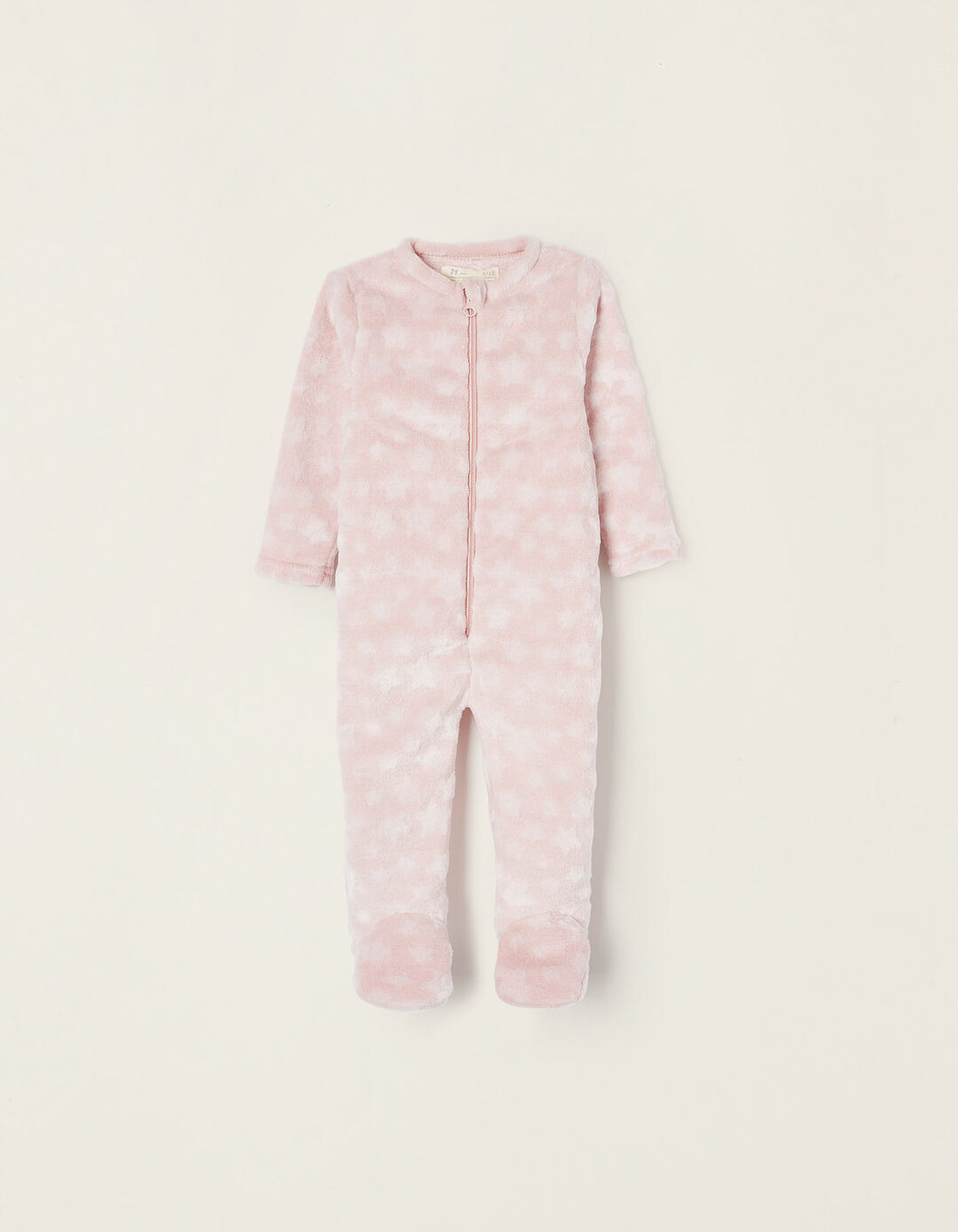Plush Fleece Onesie for Baby Girls, Pink