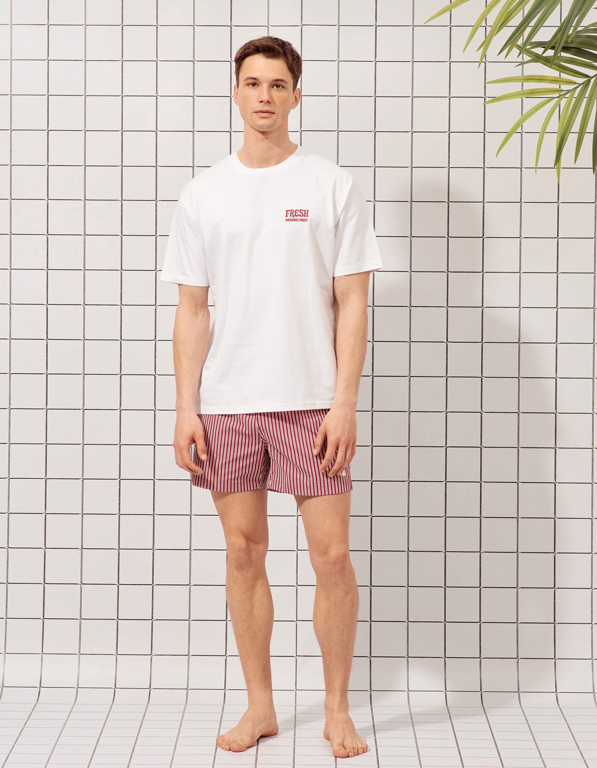 Comprar Online T-shirt Estampada, Homem, Branco