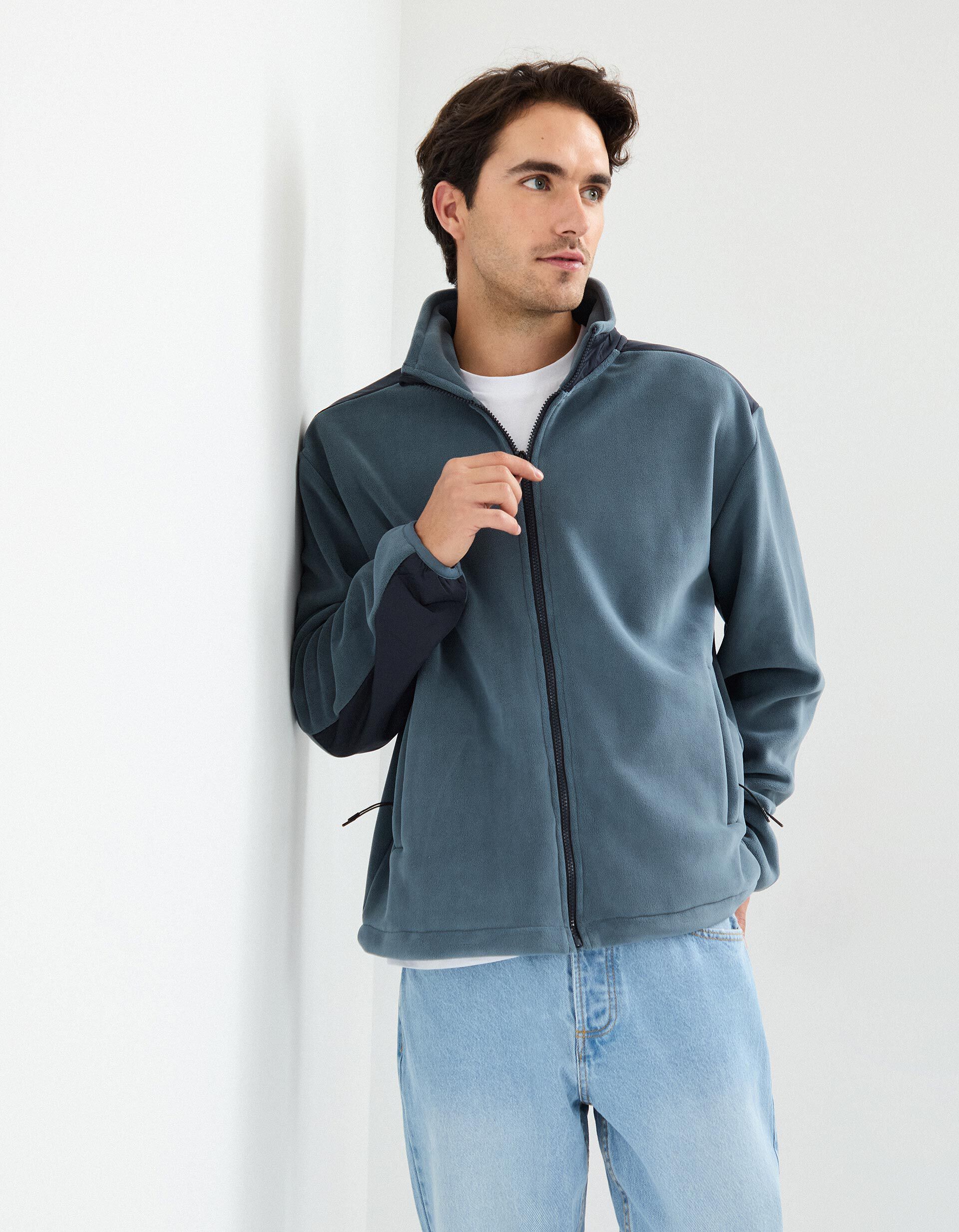 Comprar Online Casaco Polar, Homem, Azul Forte