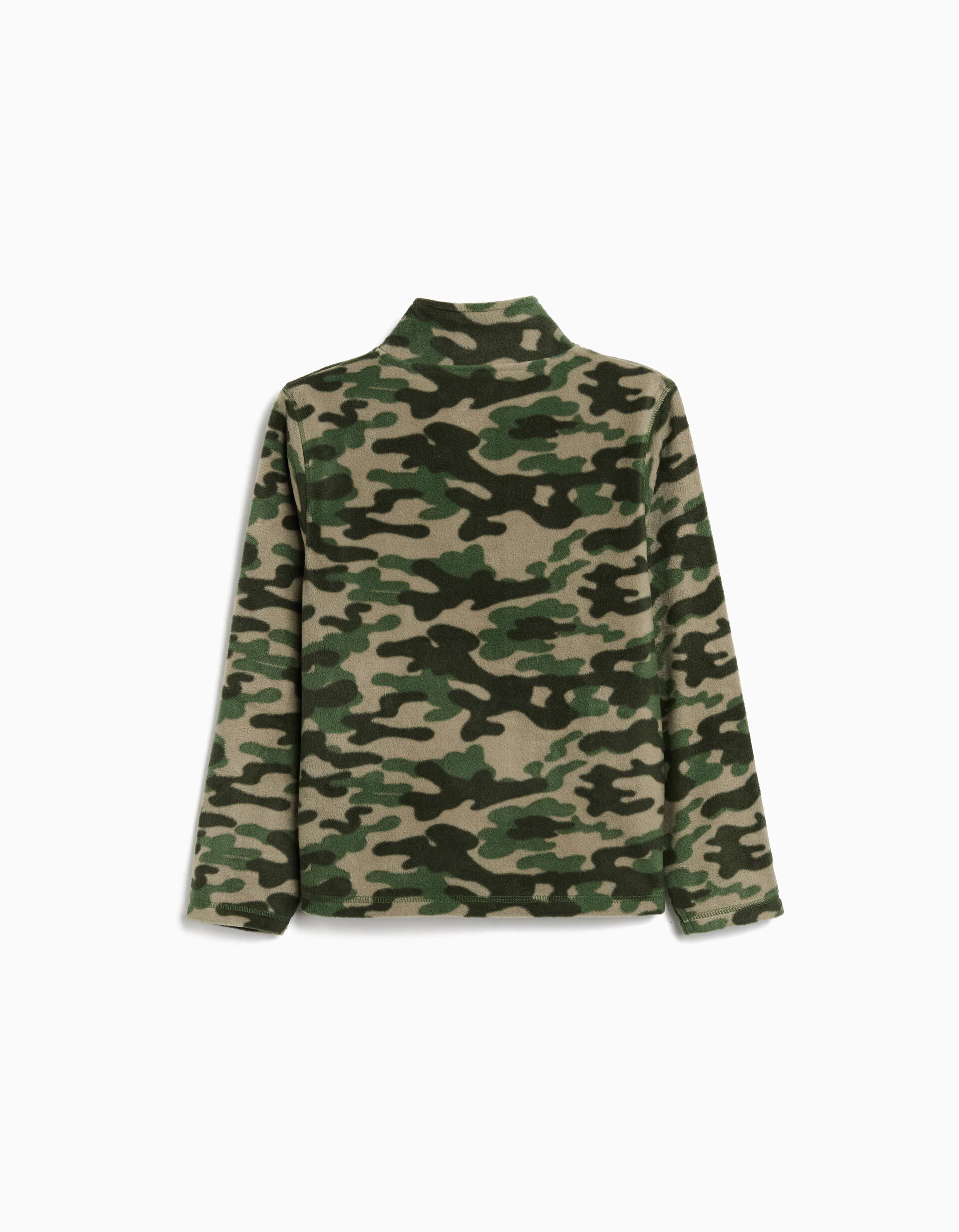 Comprar Online Camisola Polar com Fecho, Menino, Verde Escuro