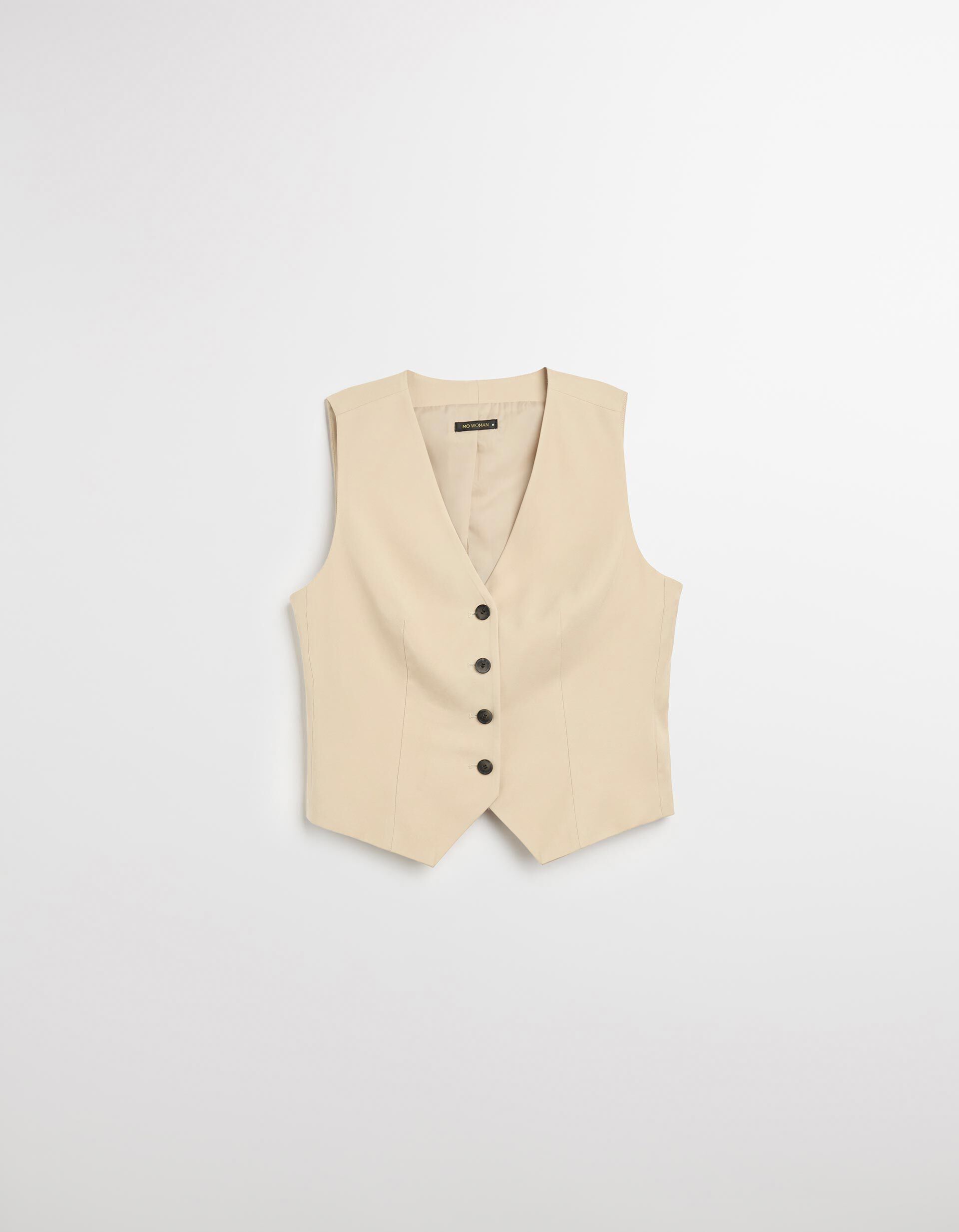 Comprar Online Colete, Mulher, Bege Claro