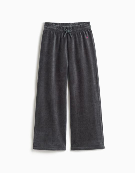 Comprar Online Calças de Malha, Menina, Cinzento Escuro