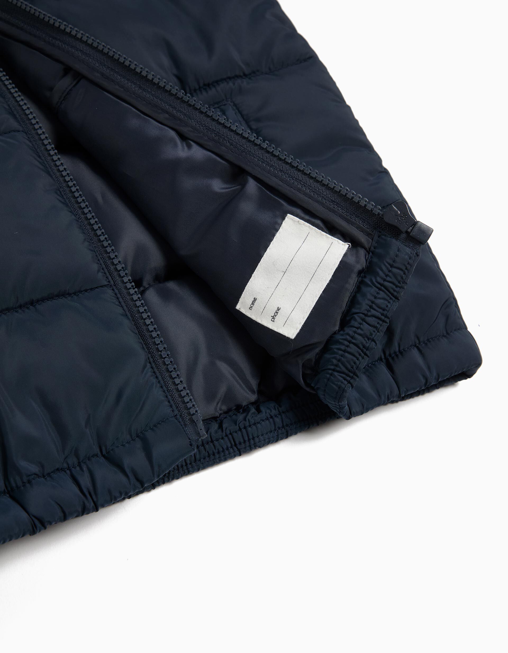 Comprar Online Casaco Acolchoado com Capuz, Menino, Azul Escuro