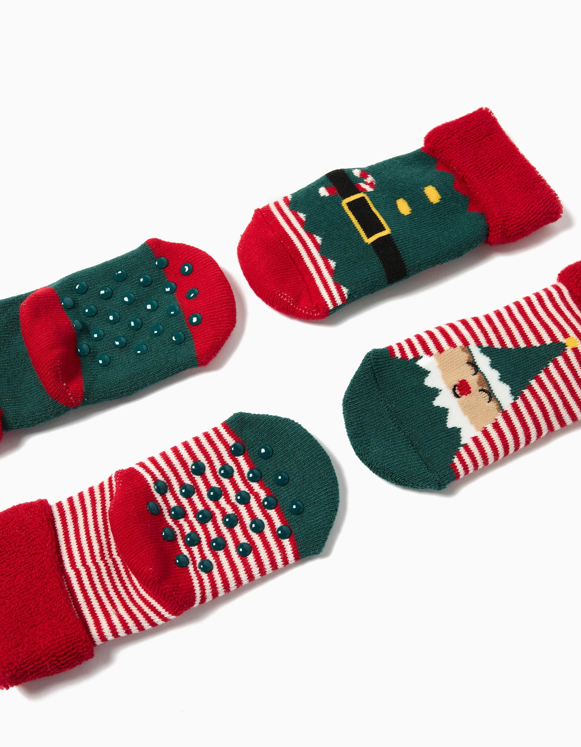 Comprar Online Pack 2 Pares de Meias Antiderrapante, Menino, Multicor 