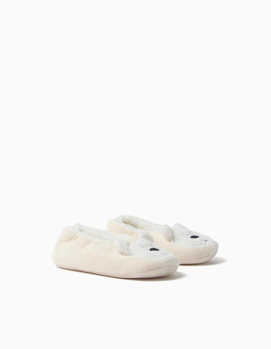 Comprar Online Pantufas Urso, Menino, Bege