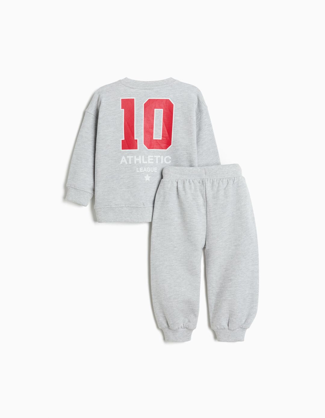 Conjunto de Jogging, Menino, Cinzento Claro