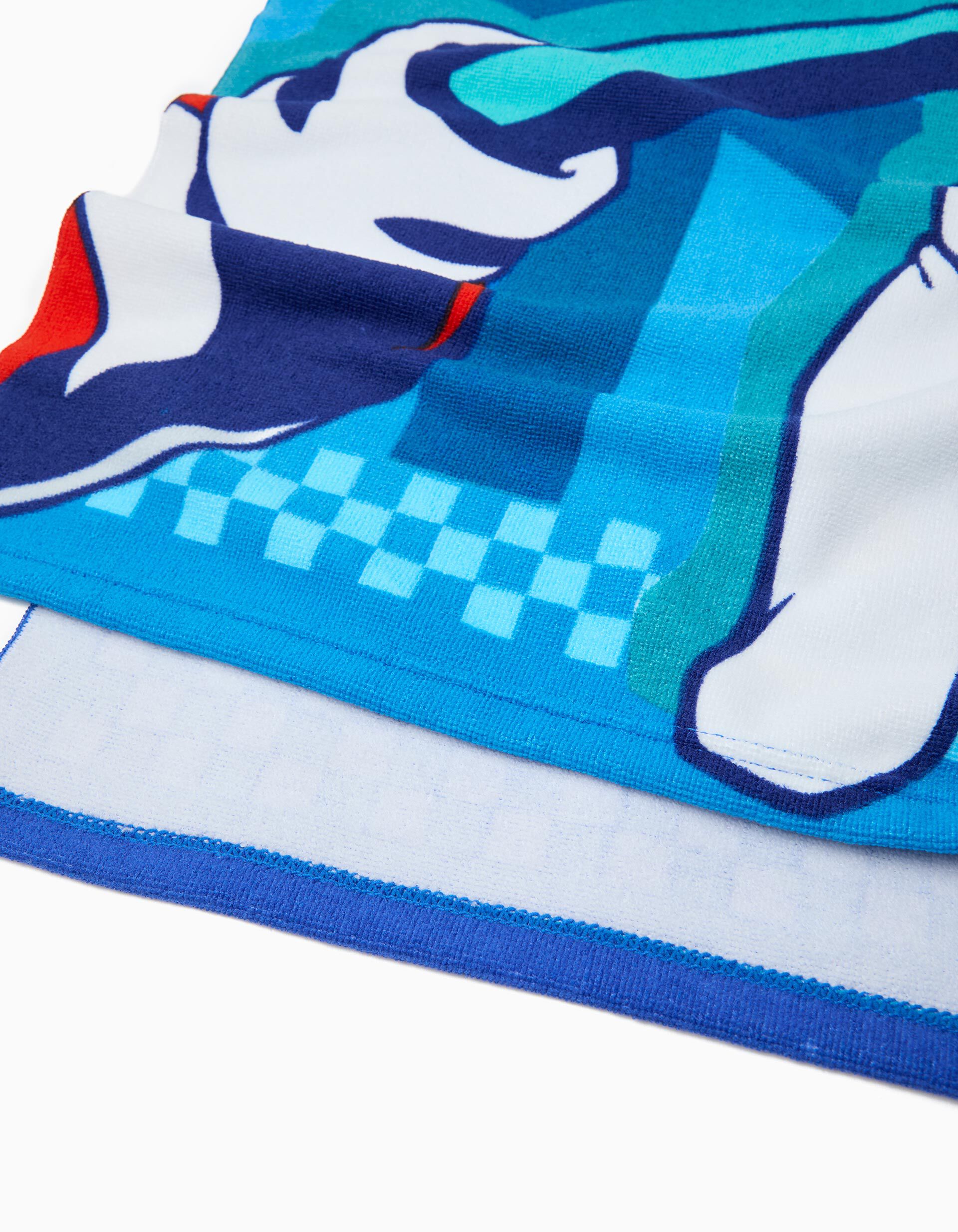 Comprar Online Toalha de Praia 'Sonic', Menino, Azul