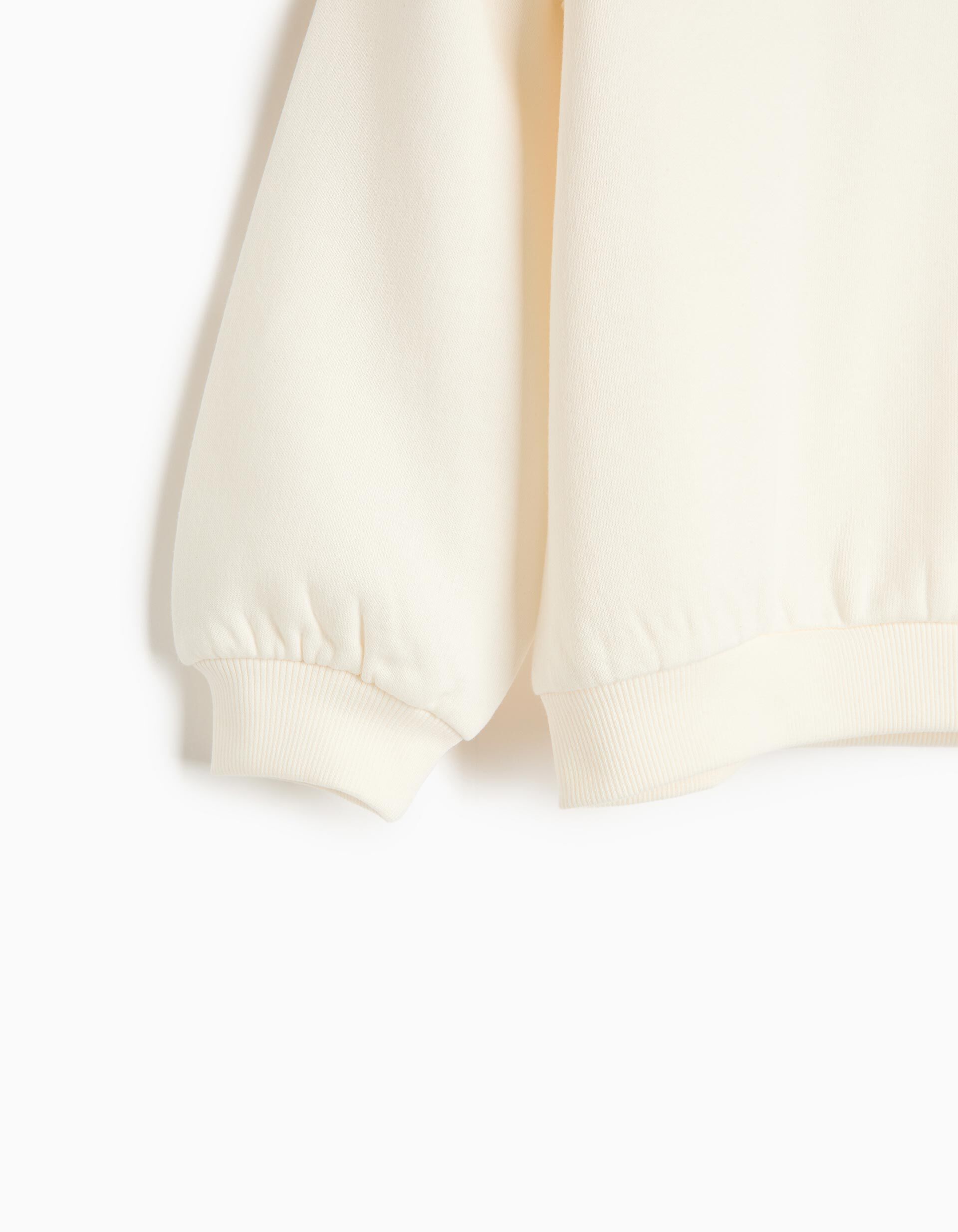 Comprar Online Sweatshirt Com Bordado, Menina, Branco