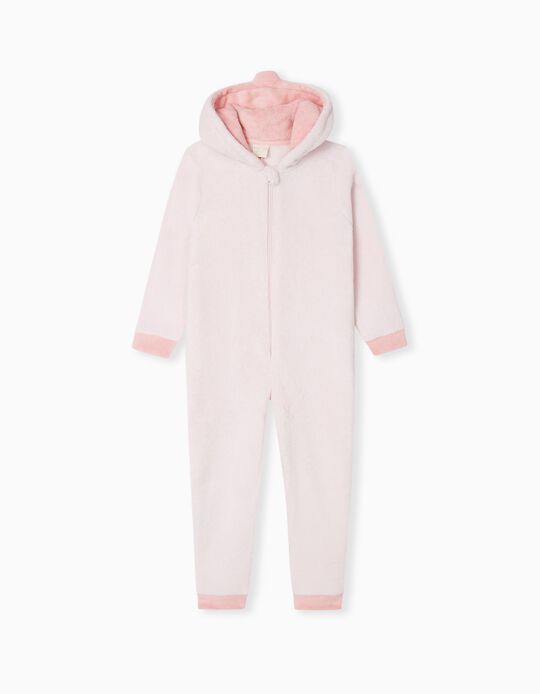 'Unicorn' Jumpsuit Pyjamas, Girls, Pink