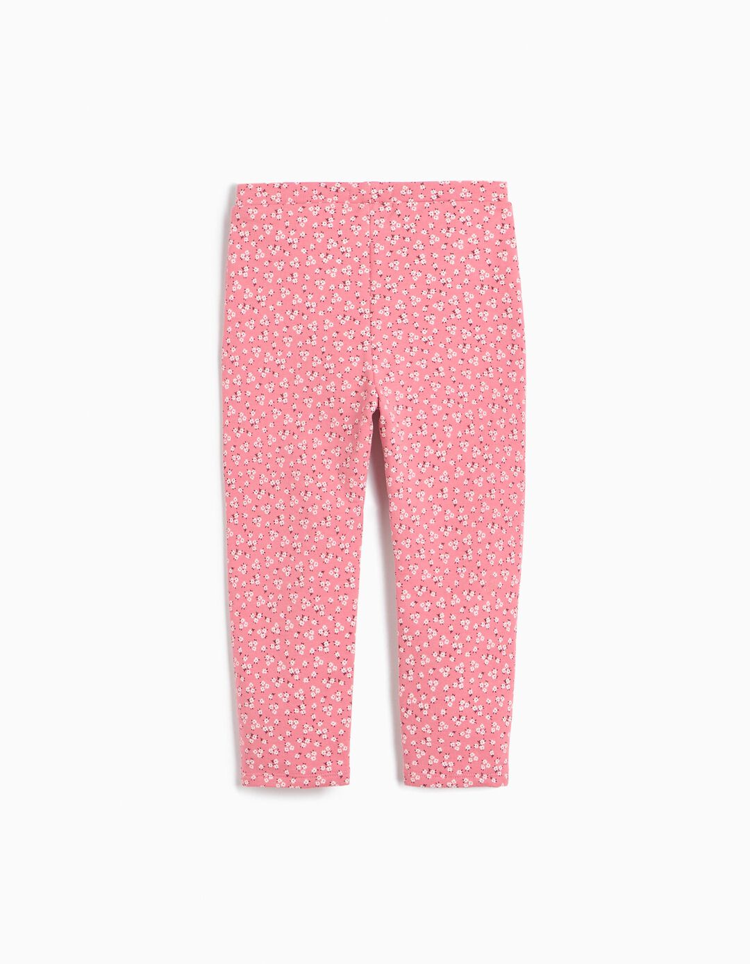 Leggings Com Interior Cardado, Menina, Rosa