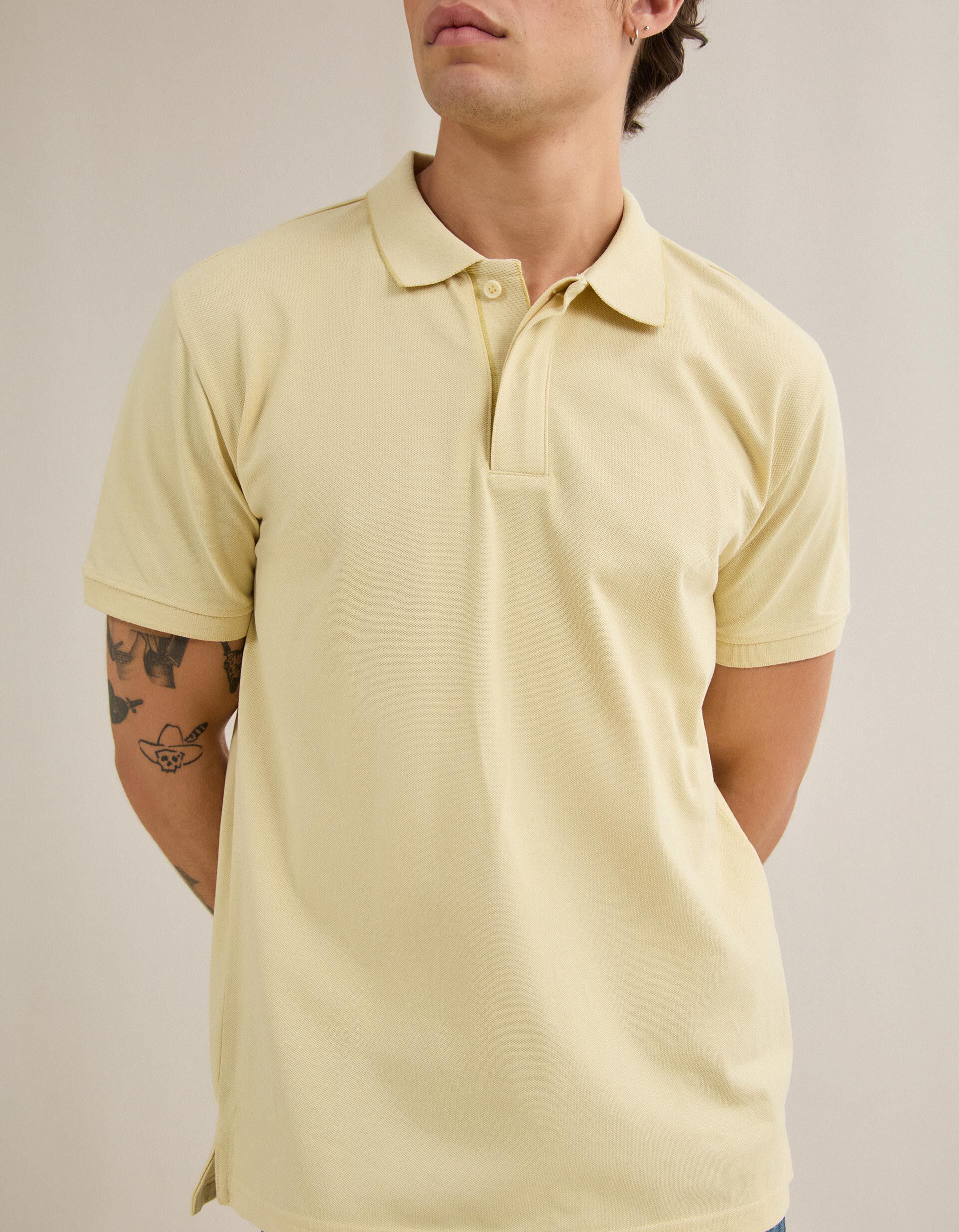 Comprar Online Polo Piquet, Homem, Amarelo