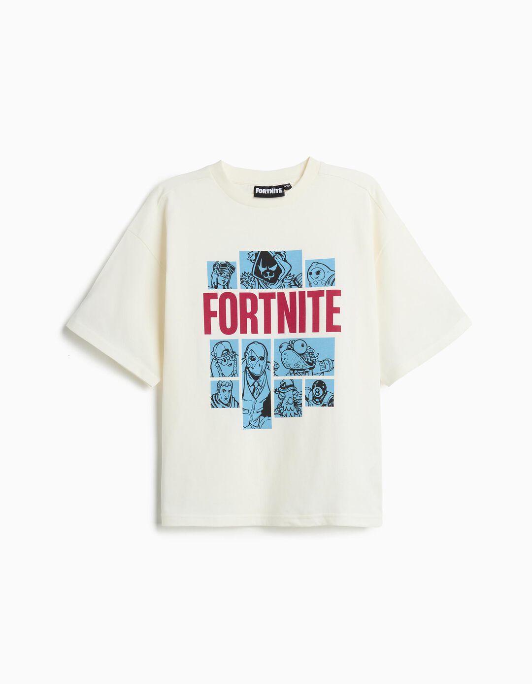 T-shirt  'Fortnite', Menino, Branco