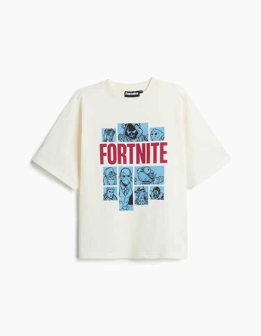 Comprar Online T-shirt  'Fortnite', Menino, Branco
