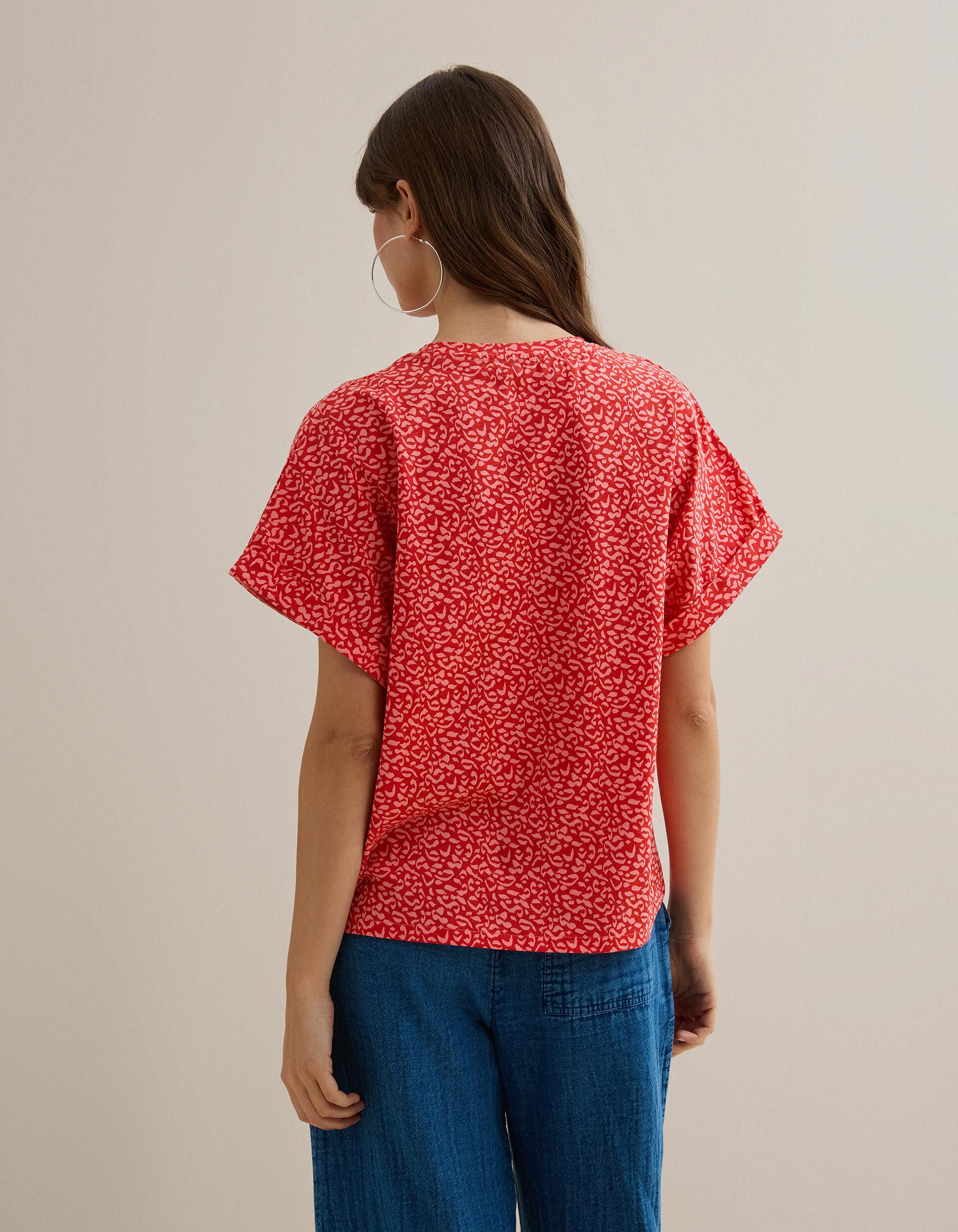 Comprar Online T-shirt Animal Print, Mulher, Vermelho