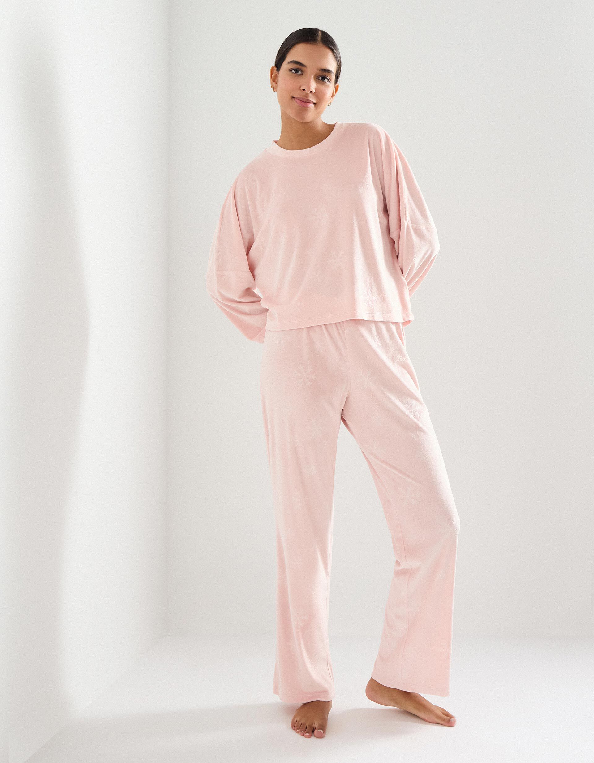 Comprar Online Pijama Veludo, Mulher, Rosa Claro