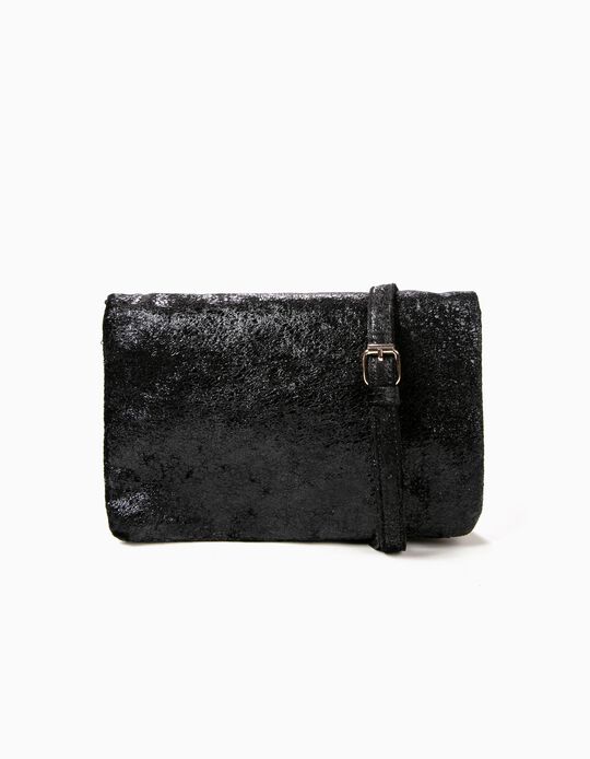 Bolsa tiracolo em craquelado