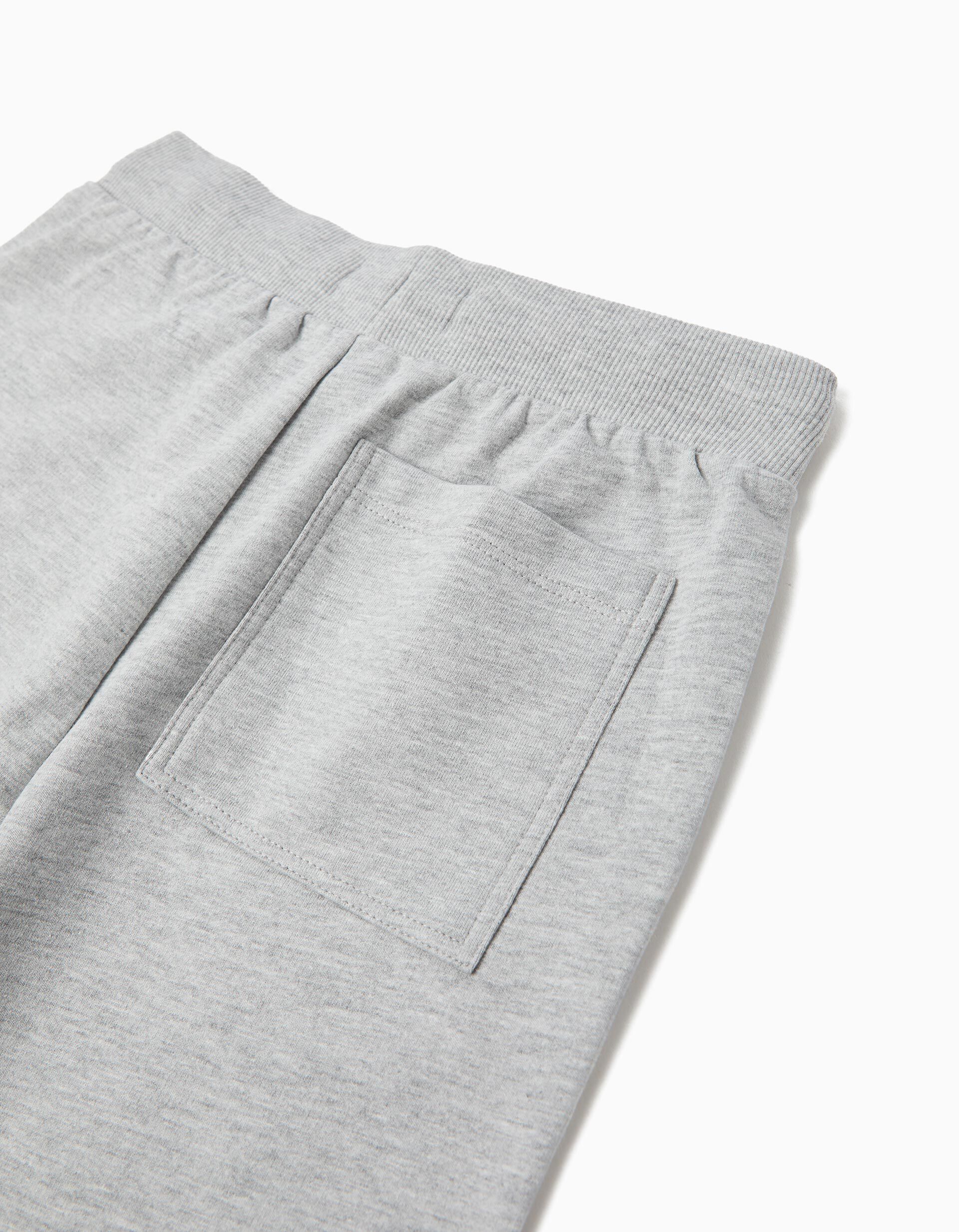 Comprar Online Cal&ccedil;&otilde;es Fleece, Menino, Cinzento Claro