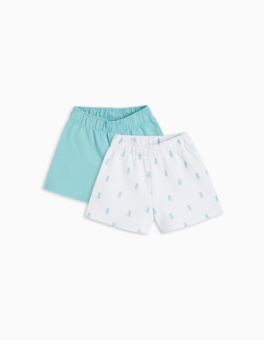 2 Shorts Pack, Baby Girls, Multicolour