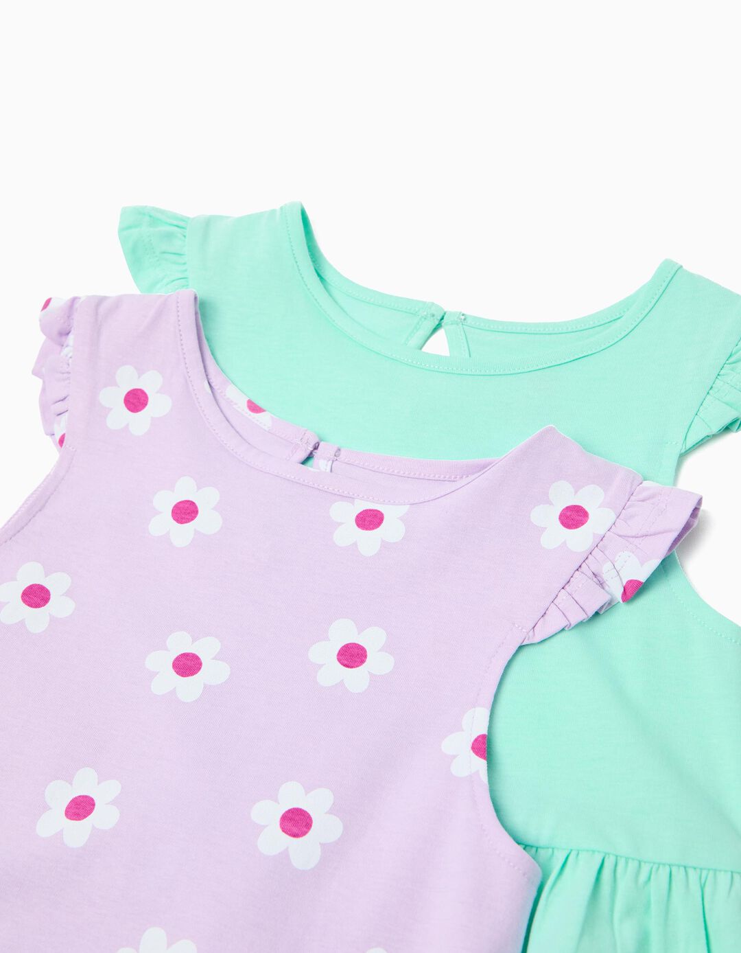 Pack 2 Vestidos, Menina, Verde Claro