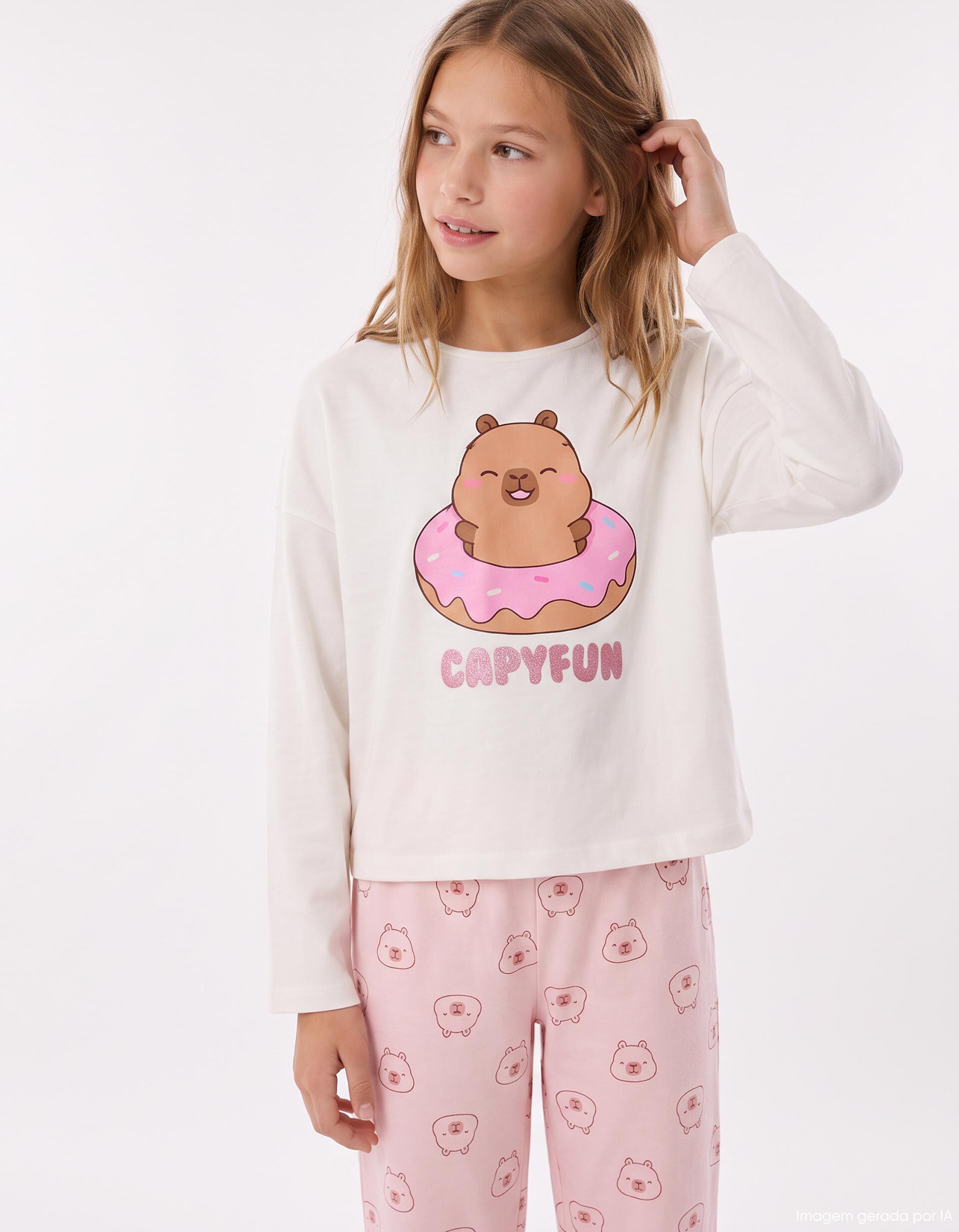 Comprar Online Pijama 'Capybara' &copy;Capyfun, Menina, Multicolor
