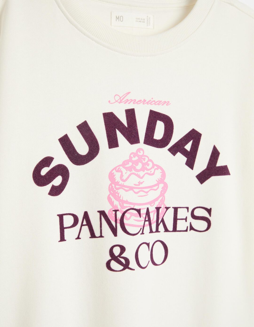 Sweatshirt Estampada, Menina, Branco