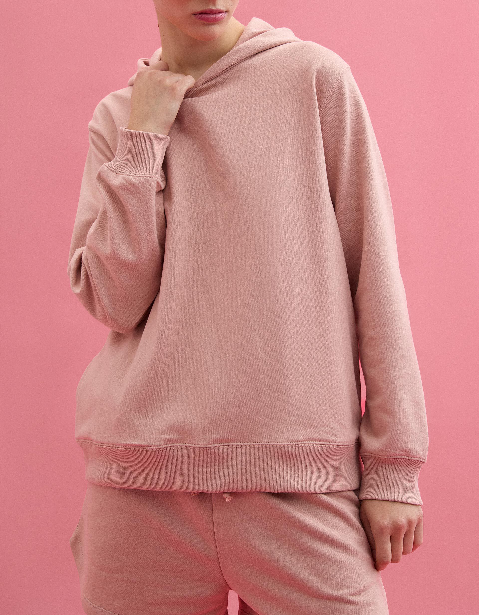 Comprar Online Sweatshirt com Capuz, Mulher, Rosa Claro
