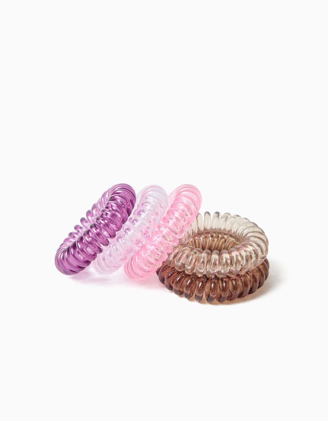Pack 5 El&aacute;sticos de Cabelo, Menina, Multicor