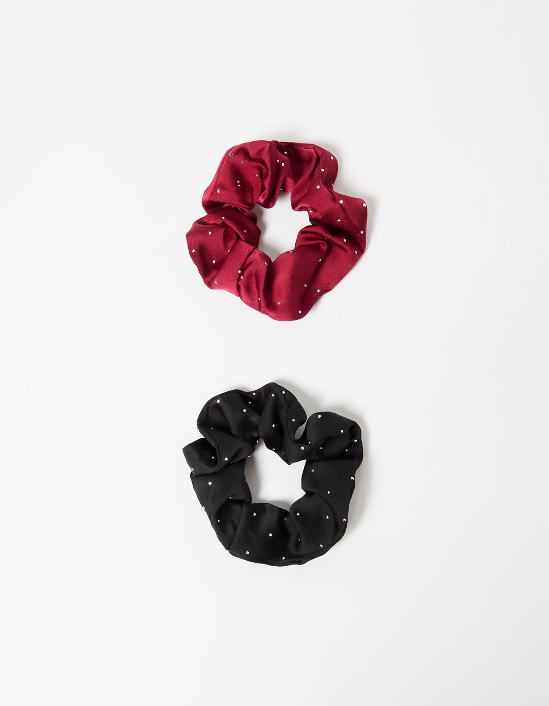 Pack 2 Elásticos de Cabelo Scrunchies, Mulher, Multicor