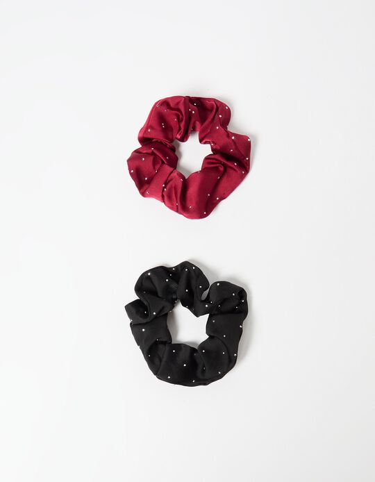 Comprar Online Pack 2 Elásticos de Cabelo Scrunchies, Mulher, Multicor